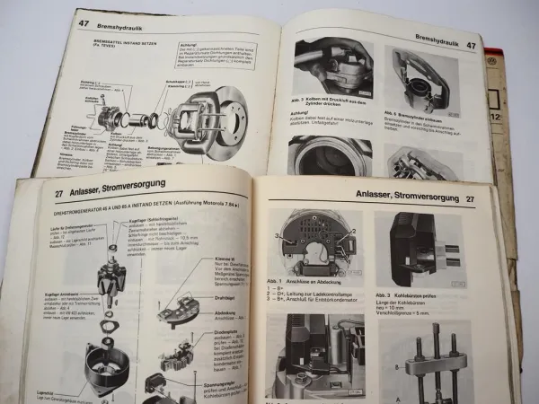 Reparaturleitfaden VW Passat B2 32b Elektrische Anlage & Fahrwerk Stand 1984/93