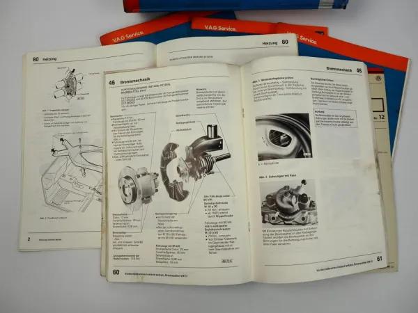Reparaturleitfaden VW Passat B2 32B Karosserie Montagearbeiten Fahrwerk Elektrik