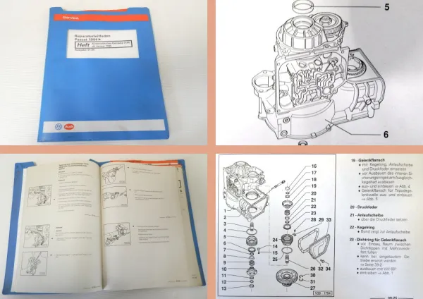 Reparaturleitfaden VW Passat B4 Automatisches Getriebe 01M ab 1995