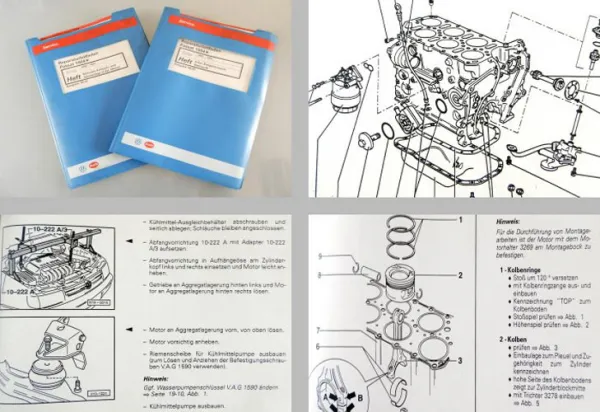 Reparaturleitfaden VW Passat B4 VR6 Motor AAA ABV 128 kW Mechanik + Motronic