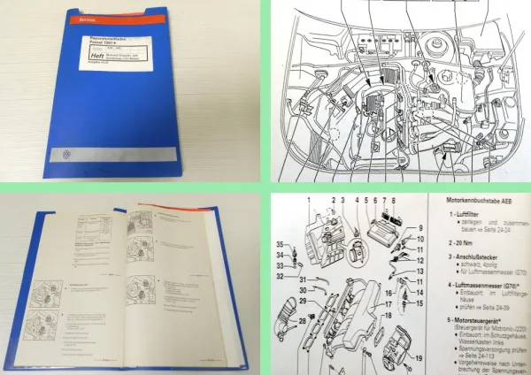 Reparaturleitfaden VW Passat B5 1997 Typ 3B Motronic ADR AEB 1.8l Variant syncro