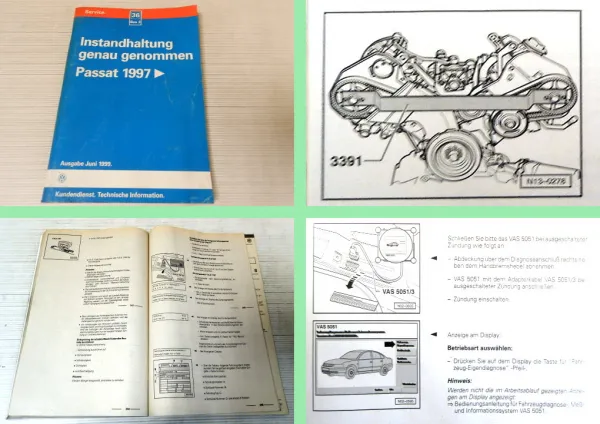 Reparaturleitfaden VW Passat B5 ab 1997 Instandhaltung Wartung Inspektion 2000