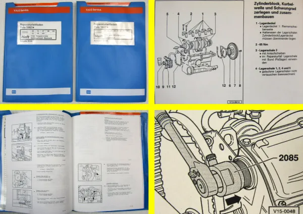 Reparaturleitfaden VW Polo 2 86C Coupe Vergasermotor GK GL GT HB HH HJ HK HW