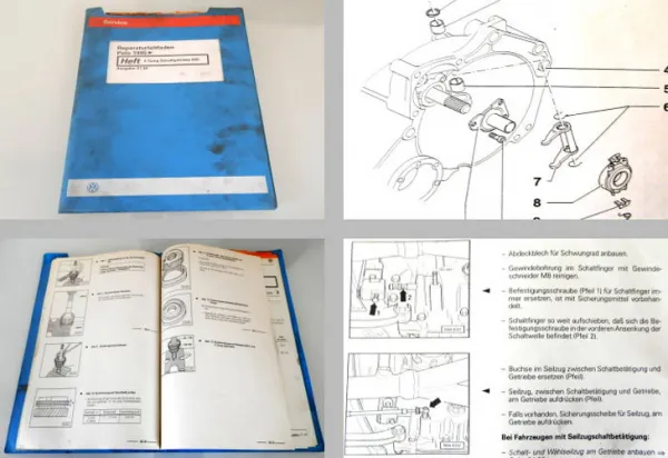 Reparaturleitfaden VW Polo 3 6N 5 Gang Schaltgetriebe 085 ab 1995 - 1998