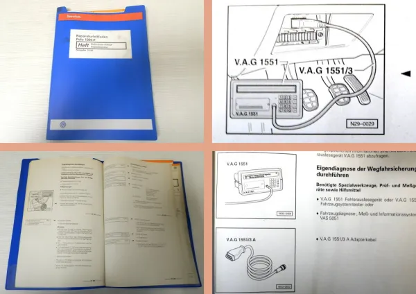 Reparaturleitfaden VW Polo 3 6N 6N2 Elektrische Anlage Eigendiagnose 10.1999