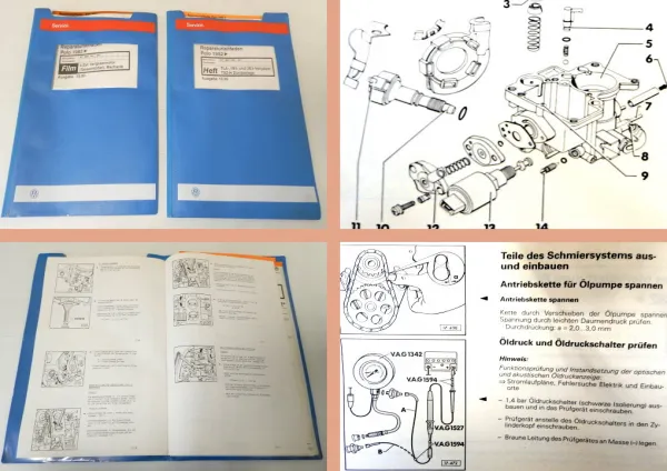 Reparaturleitfaden VW Polo II 86c TLA 1B3 & 2E3 Vergaser + Motor HZ MH NU 2G