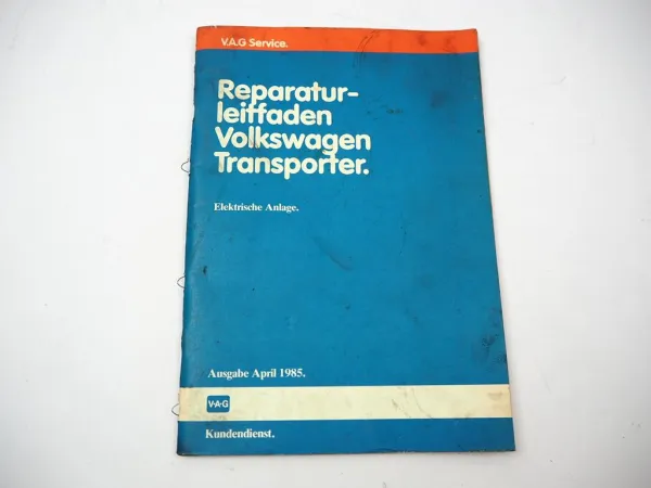 Reparaturleitfaden VW T3 Bus Werkstatthandbuch Elektrische Anlage Elektrik 1991 #1