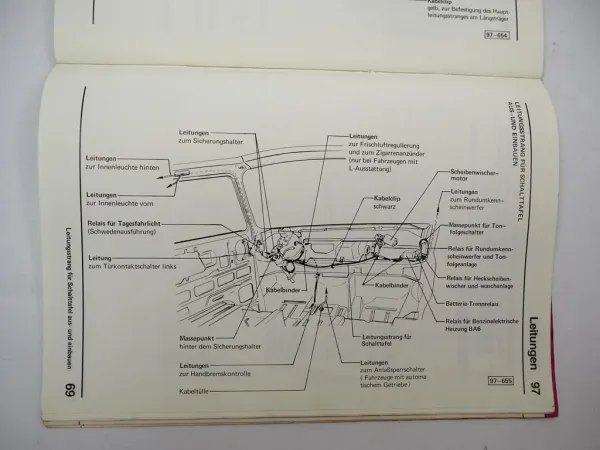 Reparaturleitfaden VW T3 Bus Werkstatthandbuch Elektrische Anlage Elektrik 1991 #1