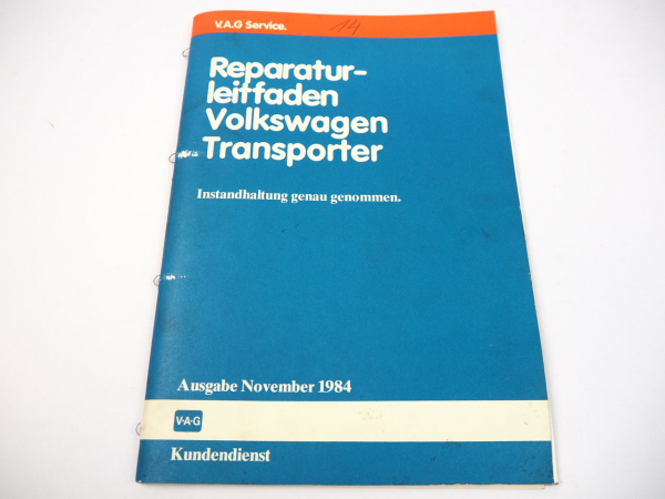 Reparaturleitfaden VW T3 Transporter Inspektion Wartung Zahnriemen 1979 - 1993