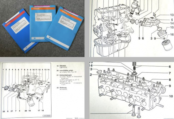 Reparaturleitfaden VW T4 Bus 2,0 Motor Zahnriemen Digifant AAC Werkstatthandbuch