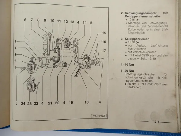 Reparaturleitfaden VW T4 Transporter 2,5 l Einspritzmotor AAF ACU AET APL AVT