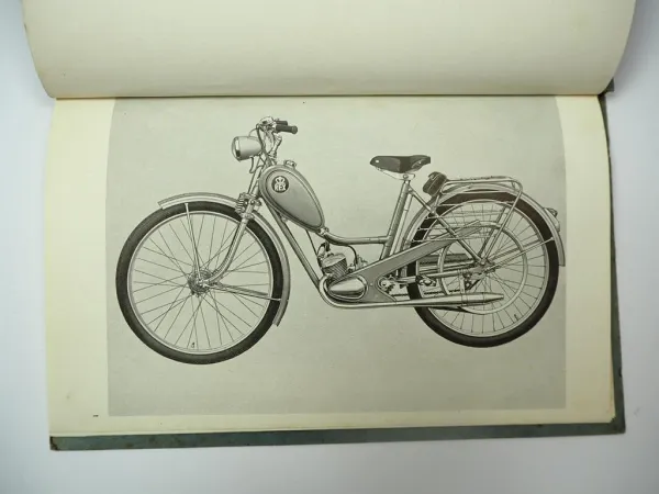 Rex Moped V VI VII mit Motor Ein und Zwei Gang Ersatzteilliste 1954/55