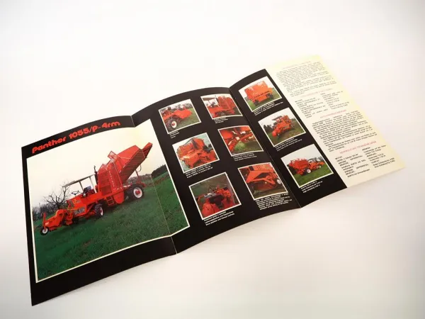 Rimeco Leopard 804 LV Panther 1055 P 4 RM Rübenerntemaschine Prospekte Brochure