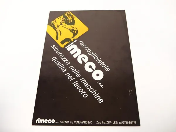 Rimeco Leopard 804 LV Panther 1055 P 4 RM Rübenerntemaschine Prospekte Brochure