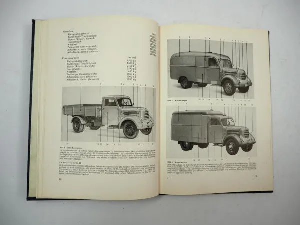 Robur Garant 30K Lastkraftwagen Betriebsanleitung Bedienung Wartung 1958