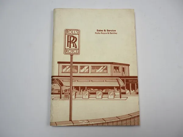 Rolls Royce Bentley Sales and Service Distributors and Retailers List 1973