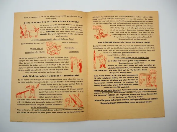 Rotring Tintenkuli Prospekt 1937