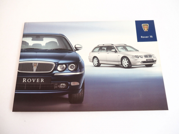 Rover 75 Prospekt Technische Daten Ausstattung 2003