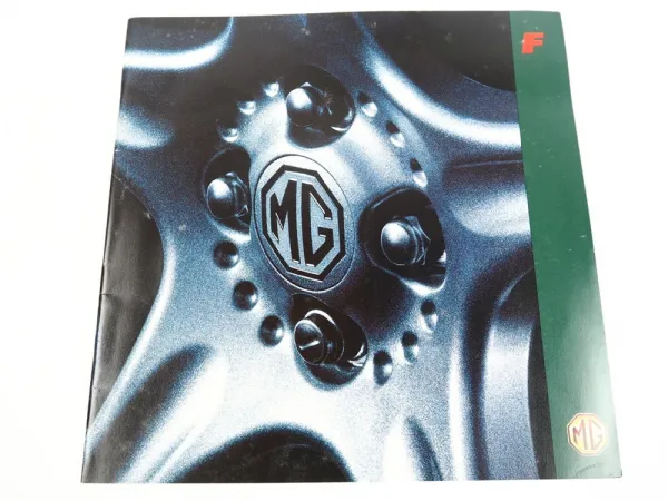 Rover MGF MG F 1.8i und VVC Roadster technische Daten Prospekt 1998