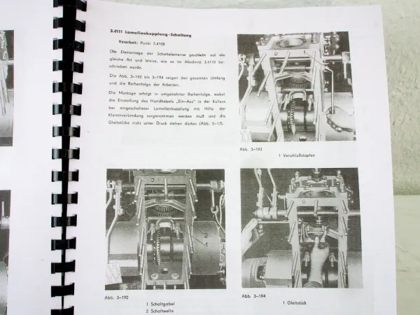 RS 09 Geräteträger Werkstatthandbuch 1962/63