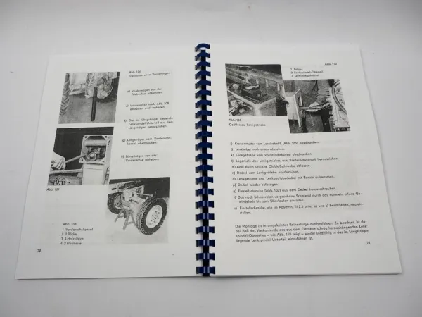 RS09/124 GT124 Geräteträger Bedienungsanleitung Betriebsanleitung 1969