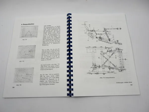 RS09/124 GT124 Geräteträger Bedienungsanleitung Betriebsanleitung 1969