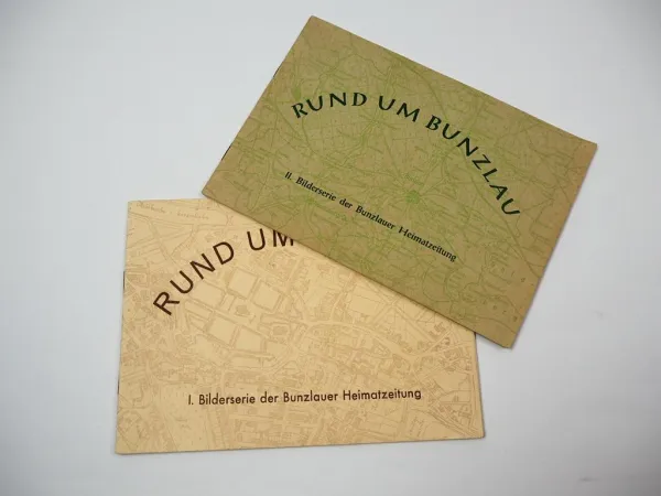 Rund um Bunzlau Schlesien 1. und 2. Bilderserie Bunzlauer Heimatzeitung ca. 1950