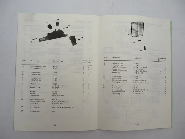 S+R Schlang & Reichart 511 231 Schlepperseilwinde Betriebsanleitung ETL 1990