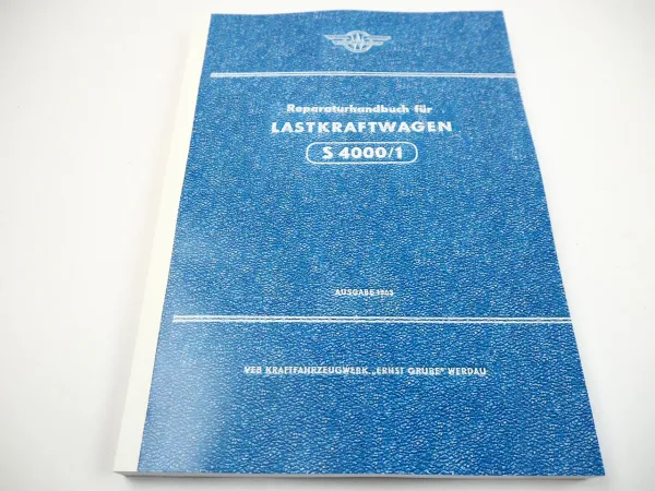 S4000-1 S4000/1 Z T LKW Reparaturhandbuch Werkstatthandbuch 1963