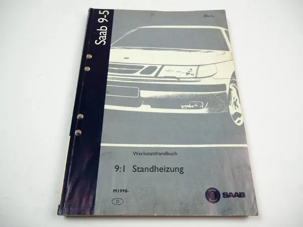 Saab 9-5 1998 Standheizung Fehlersuche Werkstatthandbuch Reparaturanleitung