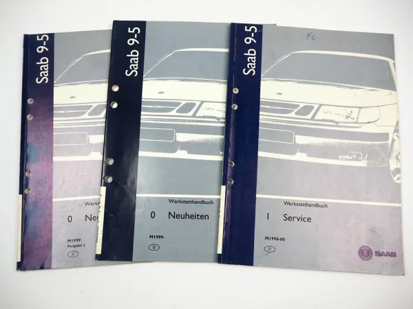 Saab 9-5 1999 Service Inspektion Neuheiten Reparaturanleitung Werkstatthandbuch