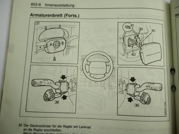Saab 900 II ab 1994 Innenausstattung Karosserie Reparaturanleitung Werkstatthandbuch