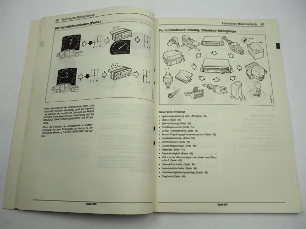 Saab 900 II ab 1994 Sensonic autom Kupplung Reparaturanleitung Werkstatthandbuch