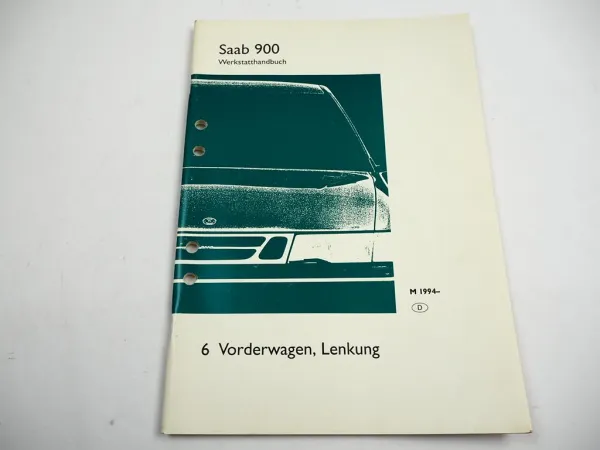 Saab 900 II ab 1994 Vorderwagen Lenkung Reparaturanleitung Werkstatthandbuch