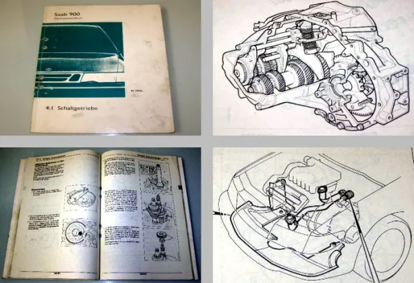 Saab 900 II Werkstatthandbuch 5 Gang Schaltgetriebe ab 1994 Reparaturanleitung