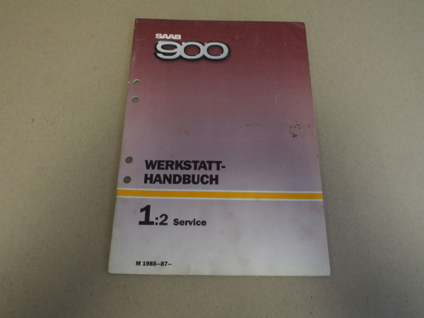 Saab 900 Service Inspektion Reparaturanleitung 1985 - 1987 Werkstatthandbuch