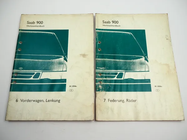 Saab 900 Spurstangenkopf Lenkung Federung Räder Reparaturanleitung bis 1994