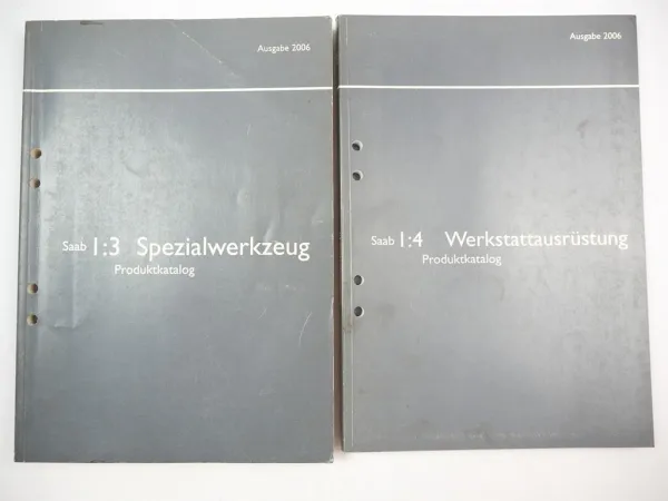 Saab 9000 900 9-3 9-5 2006 Werkstattausrüstung Spezialwerkzeug Produktkatalog
