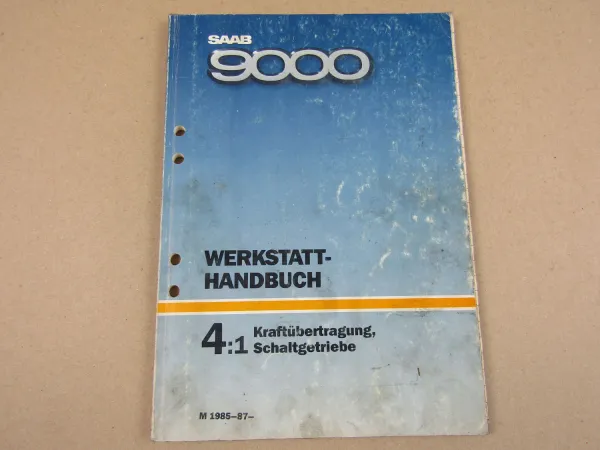 Saab 9000 Werkstatthandbuch Kraftübertragung Schaltgetriebe GMT 85/87 Reparatur