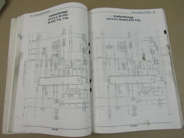 Saab 9000 YS3C 1992 Neuheiten Beschreibung Schaltplan Werkstatthandbuch