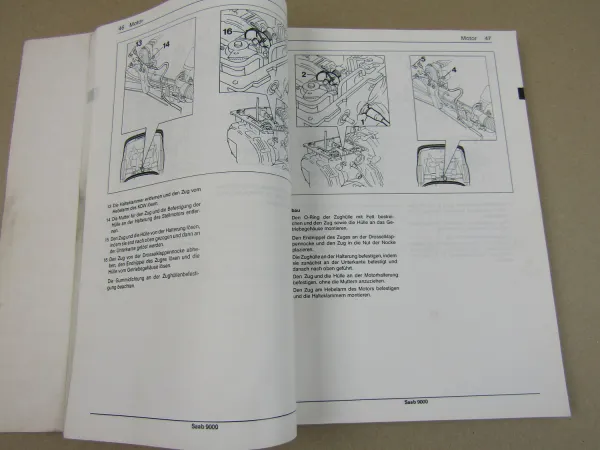 Saab 9000 YS3C 1992 Neuheiten Beschreibung Schaltplan Werkstatthandbuch