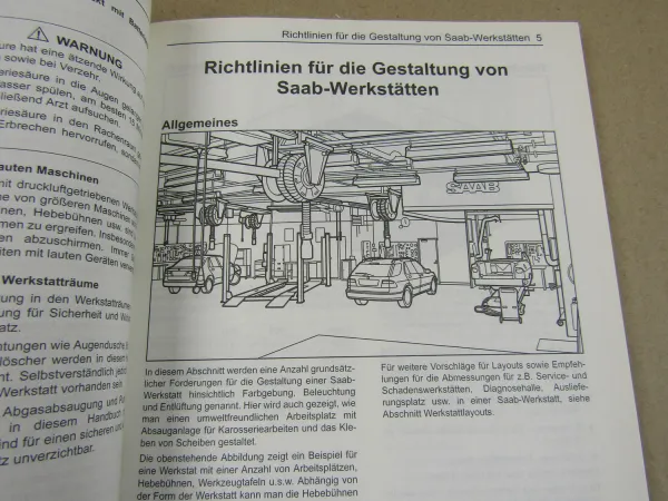 Saab Werkstatthandbuch 2003 Werkstattausrüstung Produktkatalog