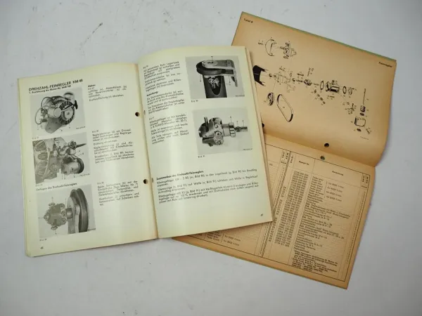 Sachs KM 37 48 Wankelmotor Werkstatthandbuch Reparatur Ersatzteilliste 1972