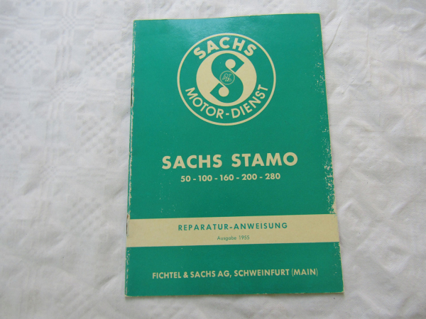 Sachs Stamo 50 100 160 200 280 Motoren Reparaturhandbuch Werkstatthandbuch