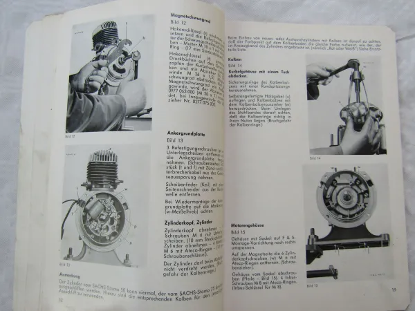 Sachs Stamo 50 75 Bedienungsanleitung Reparaturhandbuch Ersatzteilliste