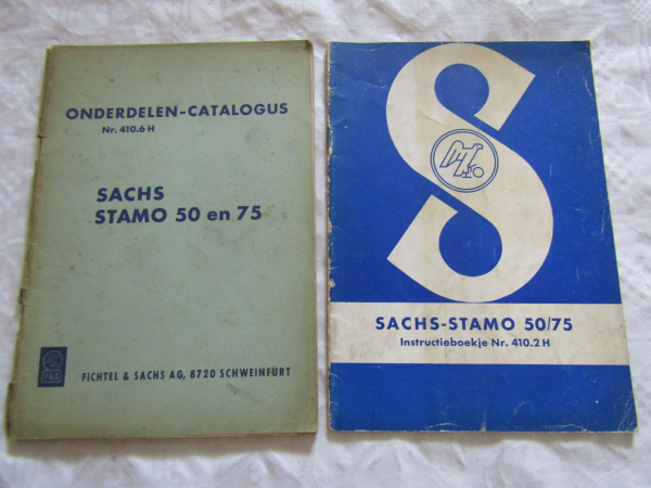 Sachs Stamo 50 75 Instructieboekje en Onderdelen Catalogus