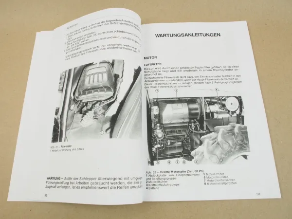 Same Aster 60 70 Betriebsanleitung Bedienungsanleitung 1989 / 1992