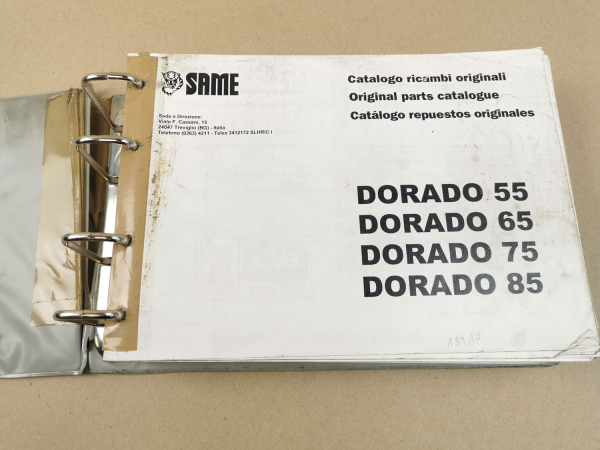 Same Dorado 55 65 75 85 Ersatzteilkatalog Ersatzteilliste 2000 Parts Catalogue