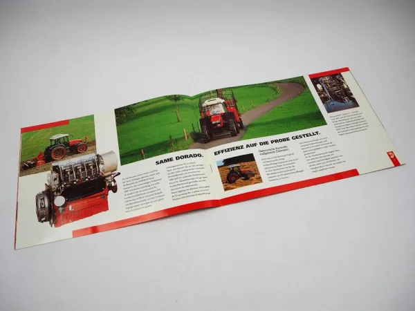 Same Dorado 55 65 75 85 Traktor Prospekt Techn. Daten Produktvorstellung 7/2000