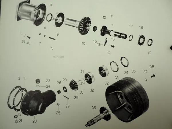Same Drago + Allrad Traktor Ersatzteilliste Parts List 1972